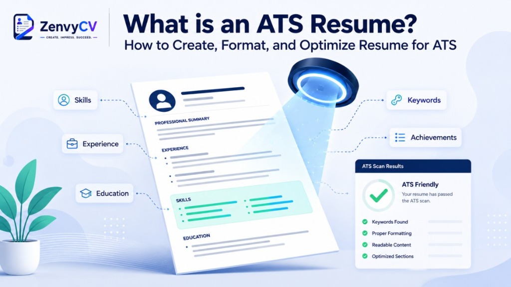 What is an ATS Resume and How to create, format, and optimize your resume for Applicant Tracking Systems
